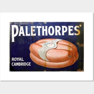 Palethorpes Sausages, vintage Enamel Sign. Posters and Art